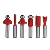 6pcs 8mm Shank Router Bit Set Woodwork Sculpture Coupe Outil de coupe