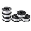 6Pcs AF100 Trimmer Line 30ft Remplacement String Trimmer Spool Cap Cover Spring For Black and Decker String Trimmers