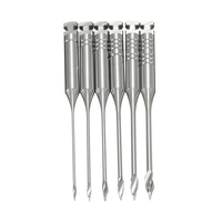 6pcs alésoirs endodontiques dentaires Drill Burs 32mm forets dentaires Gates Glidden Drills