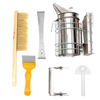 6pcs Apiculture Outils Kit Abeille Hive Fumeur Abeille Garder Apiculture Accessoire