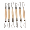 6pcs argile de cire sculpteurs de savon modélisation sculpture sculpture poterie artisanale 