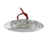 6pcs blanc 3LED 24V indicateur de marqueur latéral lumière de dégagement lampe camion remorque camion van