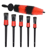 6pcs brosse de lavage de voiture brosse de roue grande brosse de détail de brosse décartement pour le nettoyage de