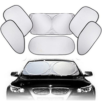 6pcs Car Window Sunshade Wind Shield Visière Couverture UV Protect Car Window Film