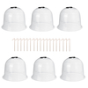 6pcs couverture de semis de jardin légumes fruits support en plastique protéger la couverture avec 18 tiges