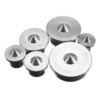 6pcs de positionnement de fraise ronde tenon de bois trou outil de cheville de jeu