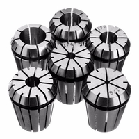 6pcs ER32 printemps pince fixée 1/8 pouce à 3/4 pouce à pince pour outil de tour de fraisage CNC