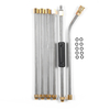 6pcs haute pression laveuse extension lance lance lance 1/4 pouce avec 10pcs joint torique
