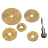 6pcs HSS circulaire lame de scie ensemble 22-47mm fraises à bois pour outils rotatifs Dremel