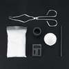 6pcs kit de fusion de la torche en graphite creuset pince tige tige en graphite moule à lingot