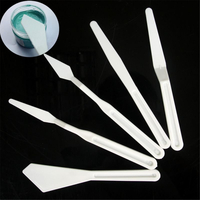 6pcs plastique mélange art peinture à l