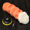 6pcs polissage polissage kit pad pour le tampon de polissage de voiture
