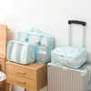 6pcs sacs de rangement de voyage de printemps mis en place portable tidy valise organisateur vêtements emballage