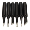 6pcs sans plomb pointe de fer 900m-t pour Hakko outil de station de soudage ReWork
