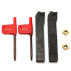 6pcs sclcr1616h09 sclcl1616h09 16x100mm tour tournant porte-outil avec des inserts de ccmt09t3 et clé
