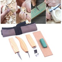 6pcs sculpture sur bois ciseau à main ensemble doutils outil professionnel de ciseau en acier allié pour le travail