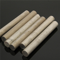 6pcs tiges en alliage de magnésium 127x16mm barres tube de magnésium
