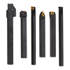 6pcs 10mm queue porte-outil de tournage porte-outils ennuyeux barre outils CNC ensemble avec carbure inserts et clés