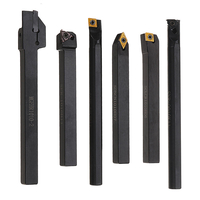 6pcs 10mm queue porte-outil de tournage porte-outils ennuyeux barre outils CNC ensemble avec carbure inserts et clés