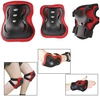 6Pcs Enfants Genouillères Coudières Enfants Protège-poignets Skateboard Équipement De Protection