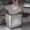 6Pcs/set Sealed Storage Box Set with Lid 316 Stainless Steel Fresh-Keeping Box Vegetables Fresh Refrigerator Food Kitche