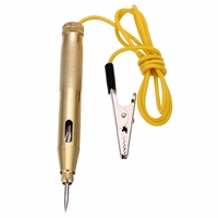 6V-24V Testeur de Circuit de Voiture Sonde Système Test Sonde Lampe Auto Lampe Lumière Tension Test Stylo Détecteur Cuiv