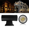 6W 10W chaud blanc / blanc double-tête IP65 étanche COB LED mur lumière moderne décoration extérieure AC85-265V