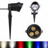 6W LED Projecteur dinondation avec tige et capuchon pour cour de jardin IP65 DC 12-24V