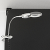 6X Support de fixation de table de bureau LED Lampe loupe éclairée Tuyau métallique Loupe