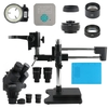 7-45X 1080P 36MP HDMI USB caméra vidéo Simul Focal Double Boom Stand Microscope stéréo pour téléphone SMD PCB CPU à soud