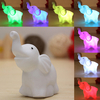 7 couleurs changeant éléphant LED de décor de partie de la batterie de lumière de nuit