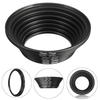 7-en-1 49 52 55 58 62 67 72 77mm Métal Step Up Rings Lens Adapter Filter Set