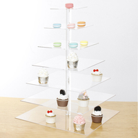 7 niveaux acrylique Cupcake Stand Holder gâteau tasse affichage de dessert fête danniversaire de mariage