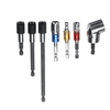 7 pcs 105 Degrés Angle Droit Pilote Hex Tournevis Bit Holder Tournevis Pilote Socket Réparation Outil