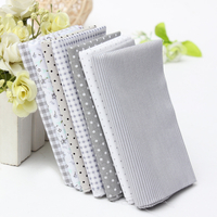 7 Pcs Carré Tissu Bundle Coton Patchwork Couture Quilting Tissus Tissu DIY Tissu Artisanat