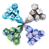 7 Pcs Polyédral Dés Set Multisided Dice Set Jeux de Rôle Gadget