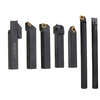 7 pièces 16mm tige de tour de tournage porte-outil barre dalésage CNC outils ensemble avec inserts en carbure et cl