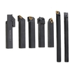 7 pièces 16mm tige tour tour porte-outil barre dalésage outils CNC ensemble avec inserts en carbure et clés en alli