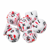 7 pièces de dés polyédriques de couleur sanglante ensemble de dés pour donjons et Dragons DND RPG MTG jeux de rôle EDC