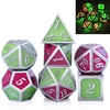 7 pièces dés polyédriques en alliage de Zinc jeu de dés robustes pour jeu de rôle jeu de dés