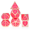 7 pièces dés polyédriques en alliage de Zinc pour RPG MTG mdn donjons Dragons jeu de rôle jeux de Table dés
