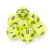 7 pièces dés polyédriques lumineux jeu de dés polyédriques dés polyédriques avec gobelet à dés Gadget RPG