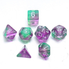 7 pièces ensemble de dés polyédriques en relief DND RPG MTG jeu de rôle jeu de dés jeu de société