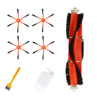7 pièces pièces dappareils ménagers pour Xiaomi Roborock S6 S55 aspirateur brosses latérales orange * 4 brosse prin