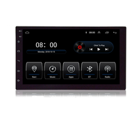 7 pouces 1 Din Android 8.1 voiture stéréo Radio lecteur multimédia 4 Core 1G + 16G écran tactile réglable GPS Wifi FM DV