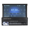7 pouces 1 DIN voiture Radio stéréo Auto MP5 MP4 Lecteur de DVD MP3 Écran tactile Bluetooth rétractable USB AUX FM Suppo
