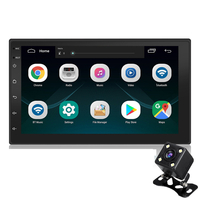 7 pouces 2 Din Android 8.1 Radio stéréo de voiture Auto MP5 Lecteur MP3 4 Core 1 + 16G écran tactile GPS Wifi bluetooth