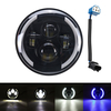 7 pouces 200W moto LED projecteur phare Hi-Lo support de faisceau pour Cafe Racer