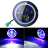 7 pouces 6000k LED Salut-lo faisceau phare drl halo angle blanc yeux bleu allumer la lumière pour wrangler jeep