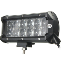 7 pouces 60W 12-SMD LED barre de lumière de travail Spot faisceau lumière conduite antibrouillard 6000K blanc pour DC10-